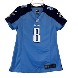 Tennessee Titans NFL‎ Jersey #8 Football Jersey Blue